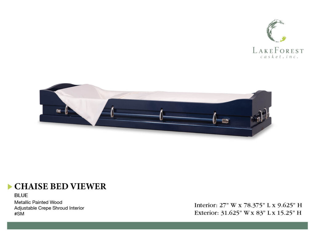 Chaise Bed Viewer - Blue