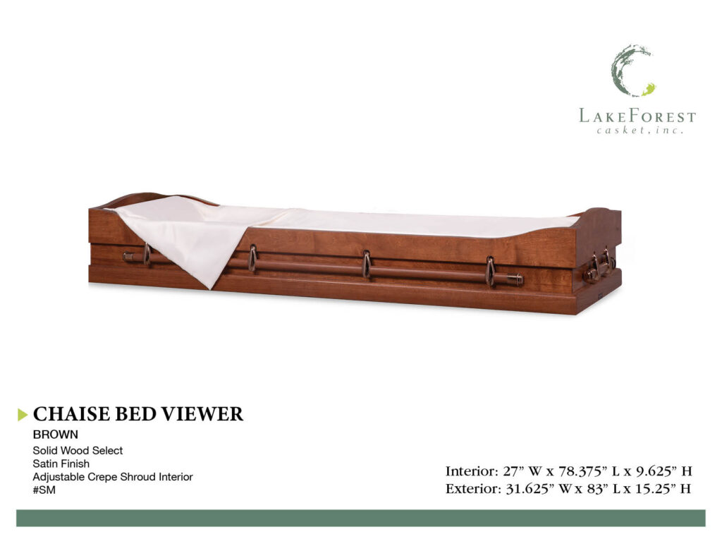 Chaise Bed Viewer - Brown