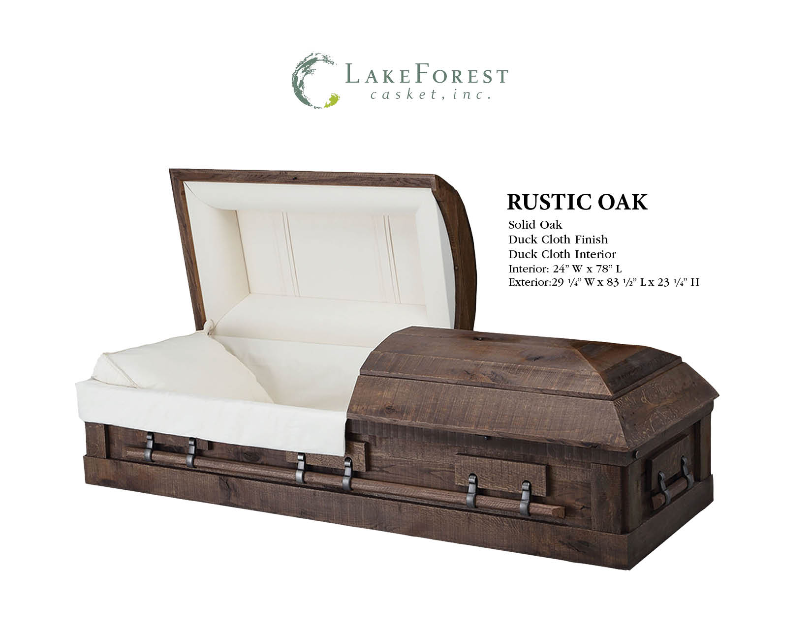 Rustic Casket Rustic Oak